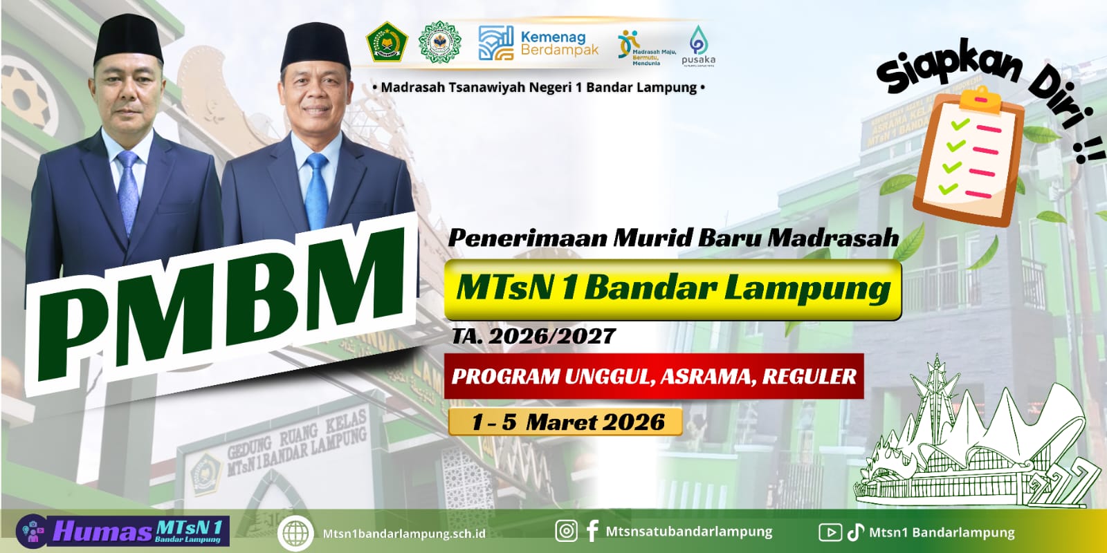 Jadwal PMBM 2026/2027